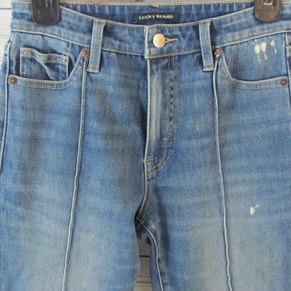 Women's Lucky Brand Jeans Bridgette Cropped Size 6 (26 x 25) High Rise NWOT - Picture 2 of 10